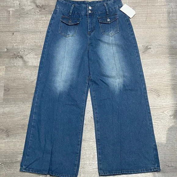 Classic Blue Denim Jeans - Picture 2 of 3